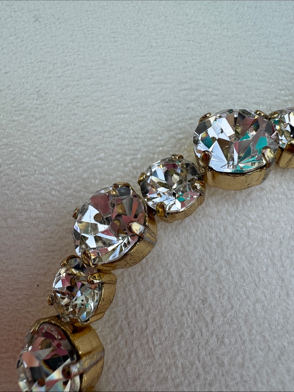 Sorrelli Clear Crystal  Bracelet set in Bright Gold - Picture 5 of 6